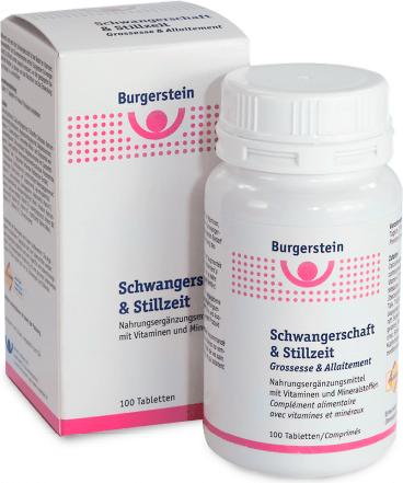 Produktbild Burgerstein Schwangerschaft und Stillzeit (100 Stück, Tabletten, 135 g)