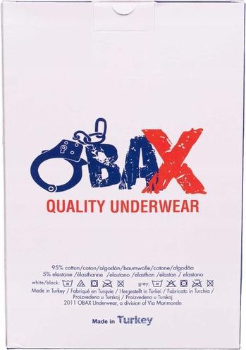 Produktbild Obax Herren-Boxer-Unterwäsche 3p Schwarz/Blau M (M)