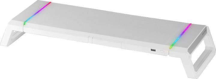 Image du produit Mars Gaming MGSONEW Support de table pour écran plat Blanc Table/banc (Tables, 30 kg)
