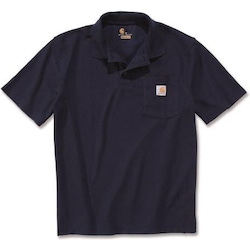 Carhartt, Herren, Shirt, Work Pocket Polo, Blau, (S)