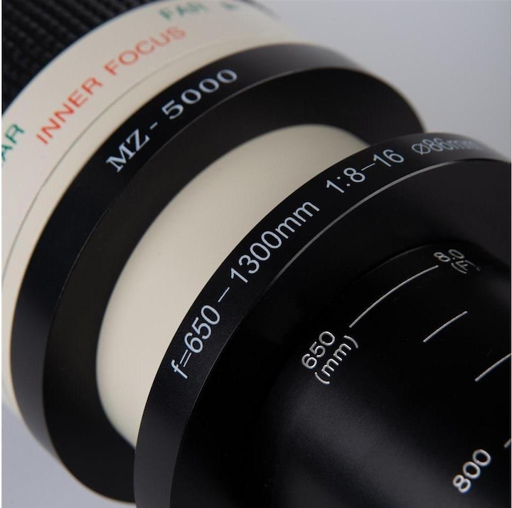 Actual product image Dörr Zoom lens 650-1300mm T2 - White (T2, full size)