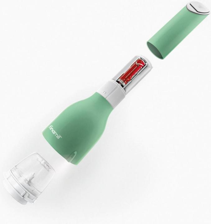 Immagine prodotto FinaMill Una salvia con due FinaPod Pro Plus alimentati a batteria (Sale marino, Pepe)
