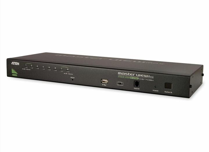 Produktbild Aten CS1708A, 8-Port KVM Switch 2x PS2/ USB, VGA, daisychain