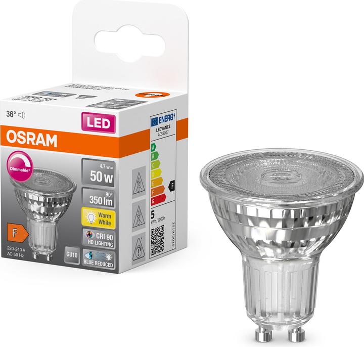 Produktbild Osram Reflektor (GU10, 4.70 W, 350 lm, 1 x, F)