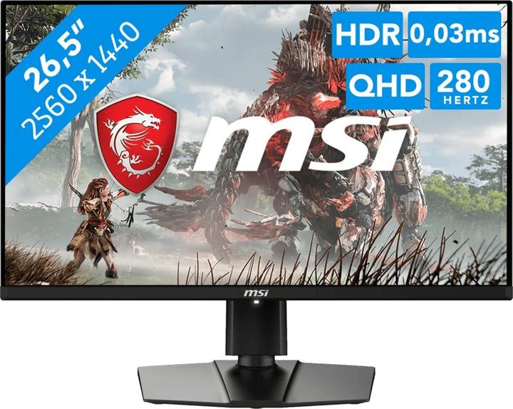 Produktbild MSI MAG 271QP QD-OLED X28 (2560 x 1440 Pixel, 26.50")