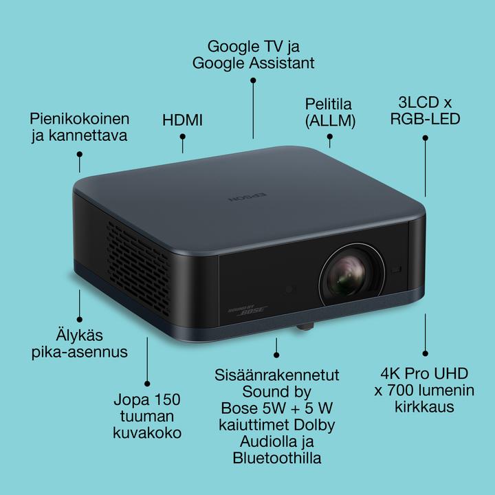 Produktbild Epson Lifestudio Pop - EF-62N Metallic N (1000 lm, 1.2:1)