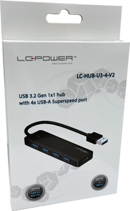 Immagine prodotto LC-Power LC-HUB-U3-4-V2 (USB-C, 5 porte)