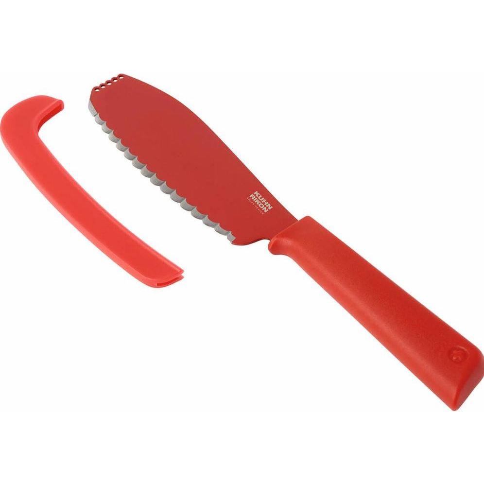 6x Kuhn Rikon Colori, Küchenmesser, Rot