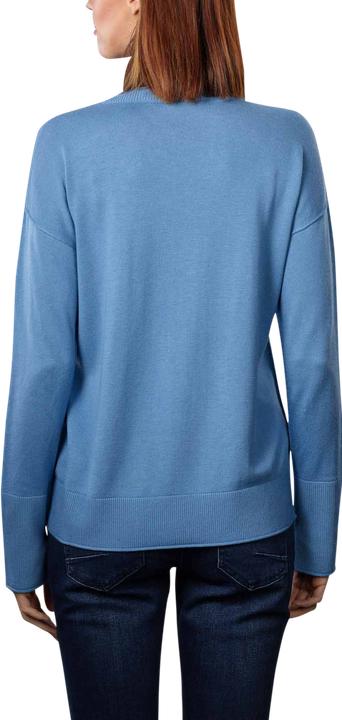 Actual product image Hugo Boss Boss Orange Long Sleeve Fannie Pullover Crew Neck Open Blue (S)