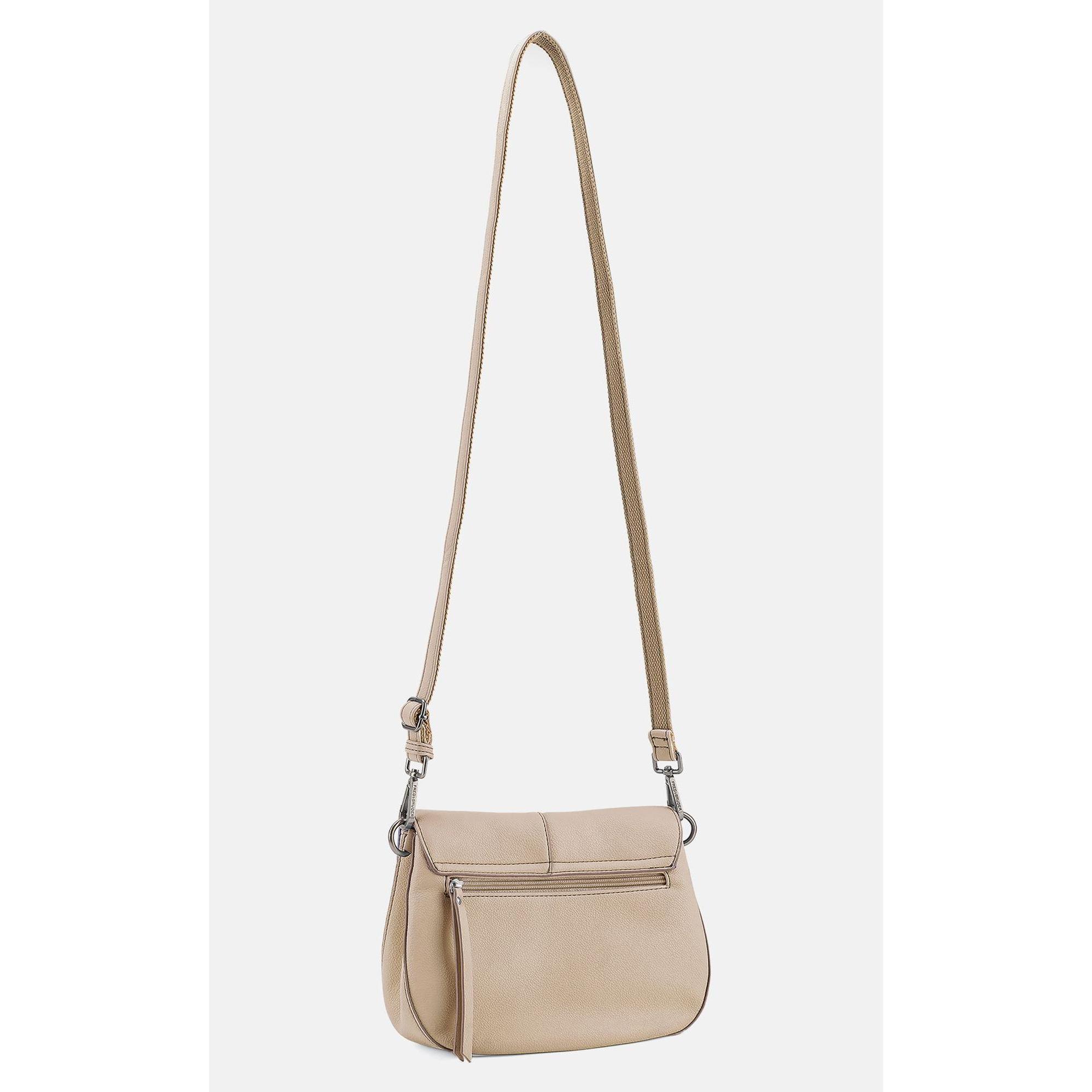 Thumbnail - FredsBruder, Handtasche, Bestie Umhängetasche Leder 26 cm, Beige
