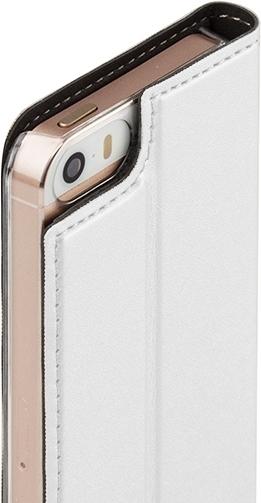 Produktbild Wave BookCase case, iPhone SE / 5S / 5, white (Apple iPhone 5, Apple iPhone 5s, Apple iPhone SE)