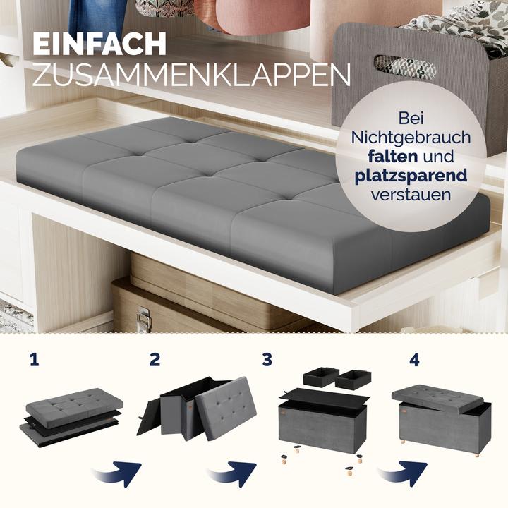 Produktbild Casaria Sitztruhe (38 cm)
