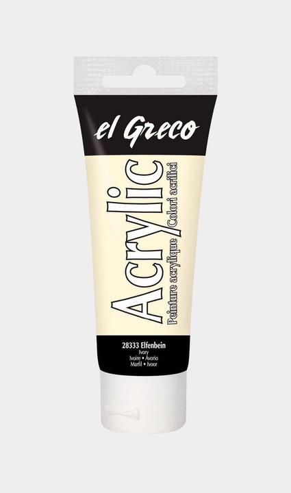 Produktbild Kreul el Greco Acrylic 75ml (Elfenbein, 75 ml)