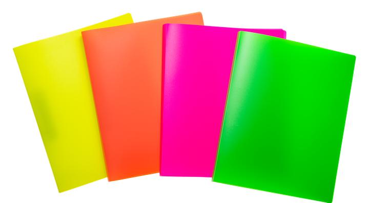Actual product image HERMA Ring binder A4 neon translucent (A4, 35 mm, 12 Piece)