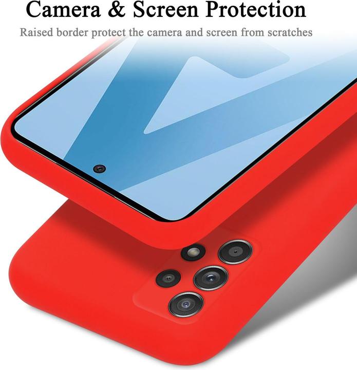 Actual product image Cadorabo TPU Liquid Silicone Case Cover (Samsung Galaxy A52 5G)