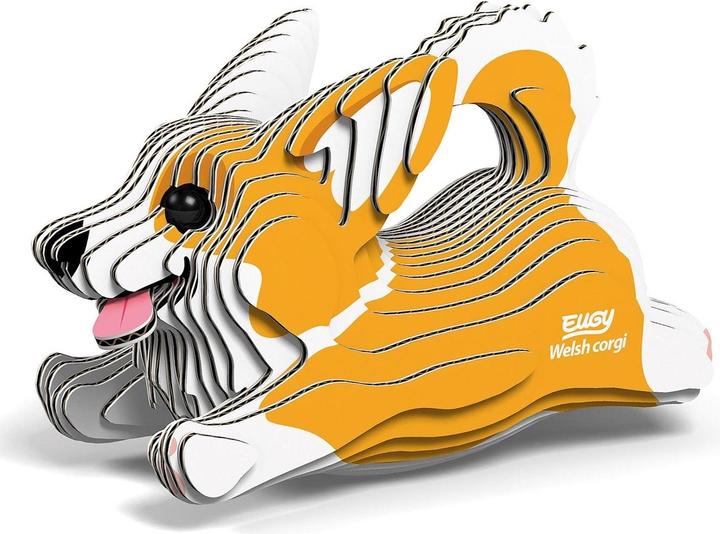 Actual product image Eugy 3D Craft Set Corgi (MQ6)