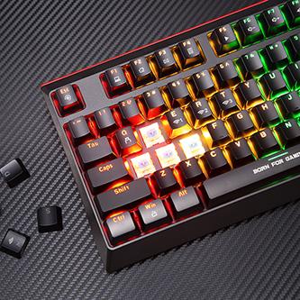Actual product image Marvo HECATE 61WR Tastatur Tri-mode US, schwarz mechanische (US, Wireless)