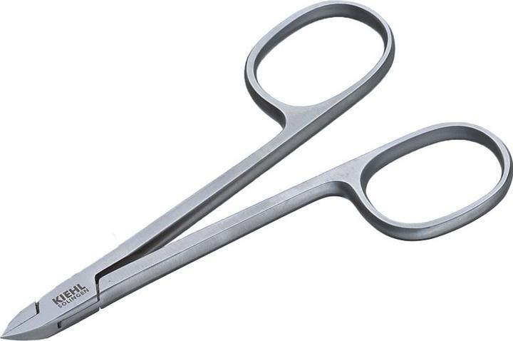 Produktbild Kiehl Mini Nagelzange Scherengriff silber 10cm, Triangelschneide