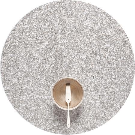 Chilewich, Tischset, Metallic Lace Tischset (1 x, Ø 39 cm)