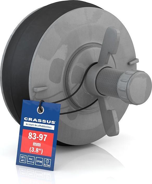 Actual product image Magni Quick-release plug CSV 90 PVC (83-97mm), up to 0.5 bar, length: 100mm, EPDM/PVC