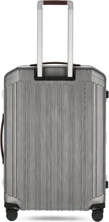 Produktbild Piquadro PQ-Light - Ultra Slim Mittelgrosser Hartschalentrolley Schwarz/Leder (67 l, M (50 - 90l))