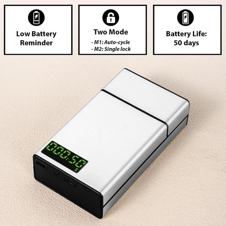 Produktbild Deltalabs Zigarettenschachtel mit Timerfunktion – abschliessbar (74 g)