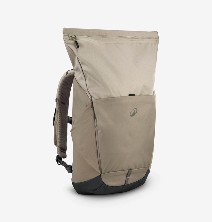 Actual product image Quechua Wanderrucksack Rolltop - NH500 Escape 16 l + 4 beige (21 l)