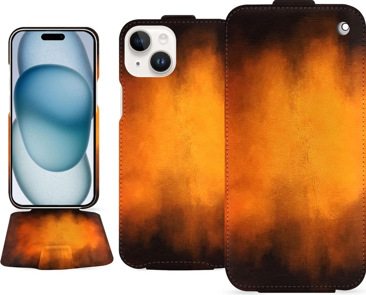 Actual product image Noreve Vertical leather shell (Apple iPhone 15)