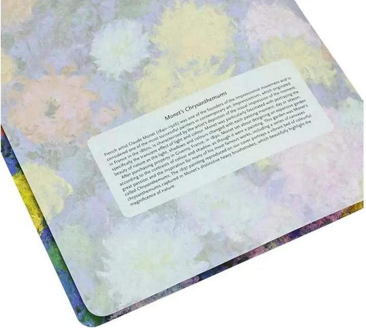 Image du produit Paperblanks Cahier de notes Chrysanthèmes A4, ligné, multicolore (A4, À rayures, Couverture souple)