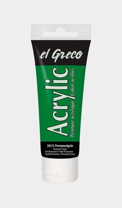 Produktbild Kreul el Greco Acrylic 75ml (Permanentgrün, 75 ml)
