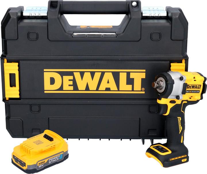 Produktbild DeWalt DCF 921 NT Akku Schlagschrauber 18 V 400 Nm 1/2" Brushless + 1x Powerstack Akku 1,7 Ah +