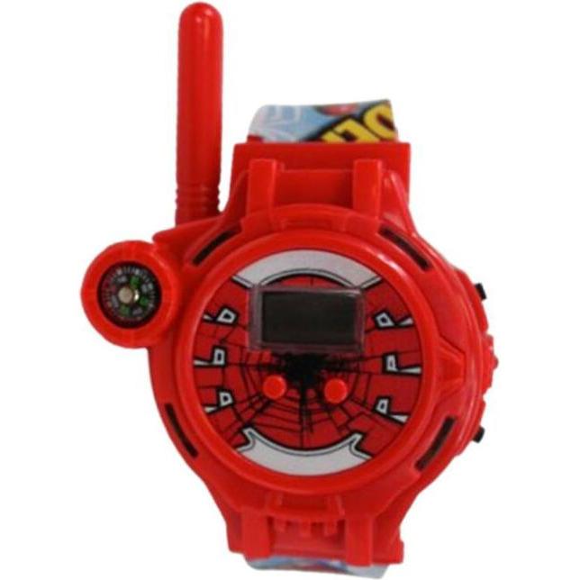 Lexibook Spider-Man - Orologio Walikie Talkie 2 in 1 (200 m) (DMWTW1SP) (0.20 km), Walkie-talkie, Blu