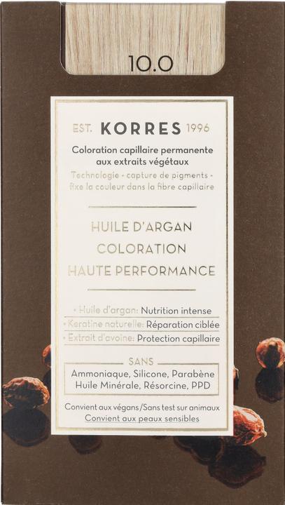 Immagine prodotto Korres Colore per capelli all'olio di argan (No. 10.0 - Biondo platino)