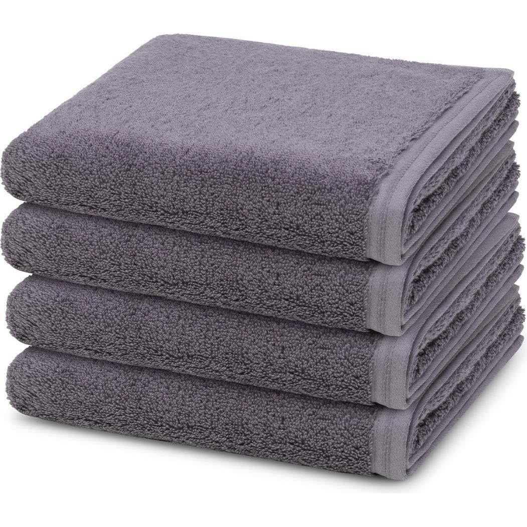Vossen, Frotteewäsche, 4er Pack Vegan Life 4 X Handtuch im Set