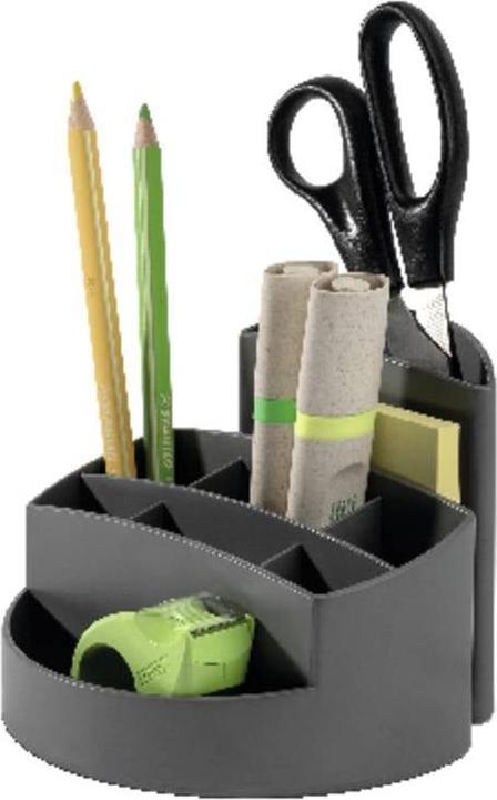 Actual product image Han RONDO KARMA 17468-18 Desk quiver eco-grey Number of compartments: 9