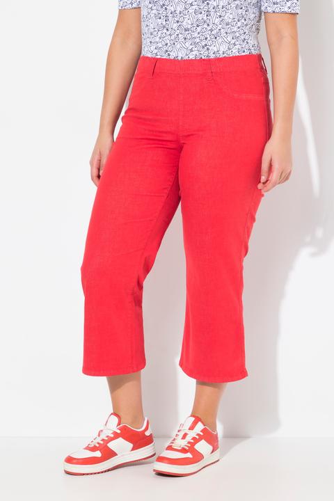 Produktbild Ulla Popken Jeansculotte Mary, weites Bein, Elastikbund (48)