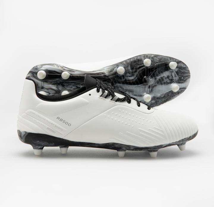 Actual product image Kipsta Women's/Men's Rugby Shoes - Advance R500 white (49)