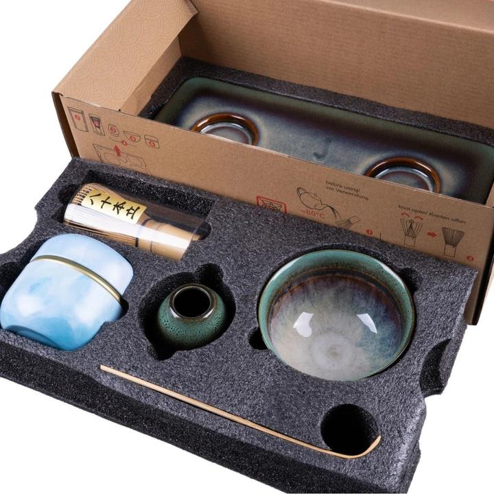 Actual product image Calimatcha Tea set