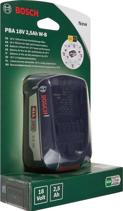Image du produit Bosch Home & Garden Batterie PBA 18V lithium-ion (18 V)