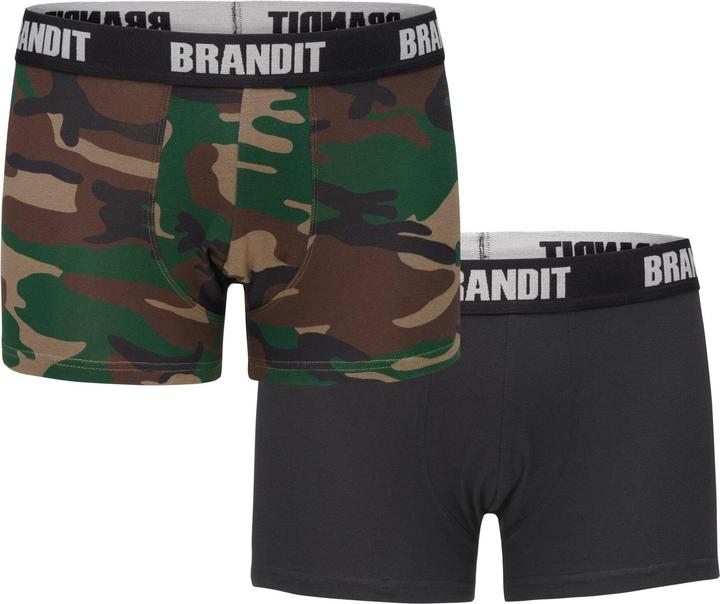 Produktbild Brandit Boxershorts Logo 2er Pack (S, 2er Pack)