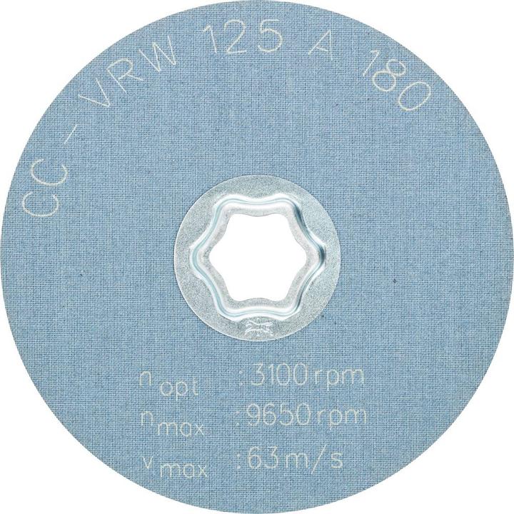 Immagine prodotto Pferd Disco abrasivo COMLICK in vello morbido CC Ø 125 mm A 180 per la pulizia e la satinatura delle mole (180)