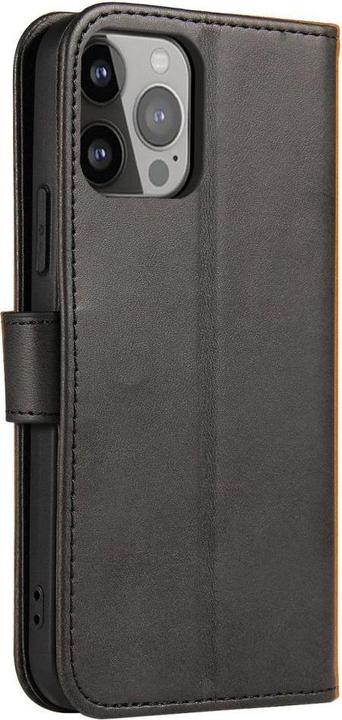 Produktbild Hurtel Magnethülle für Huawei Mate 50 Pro Hülle mit Flip Wallet Ständer schwarz (Huawei Mate 50 Pro)