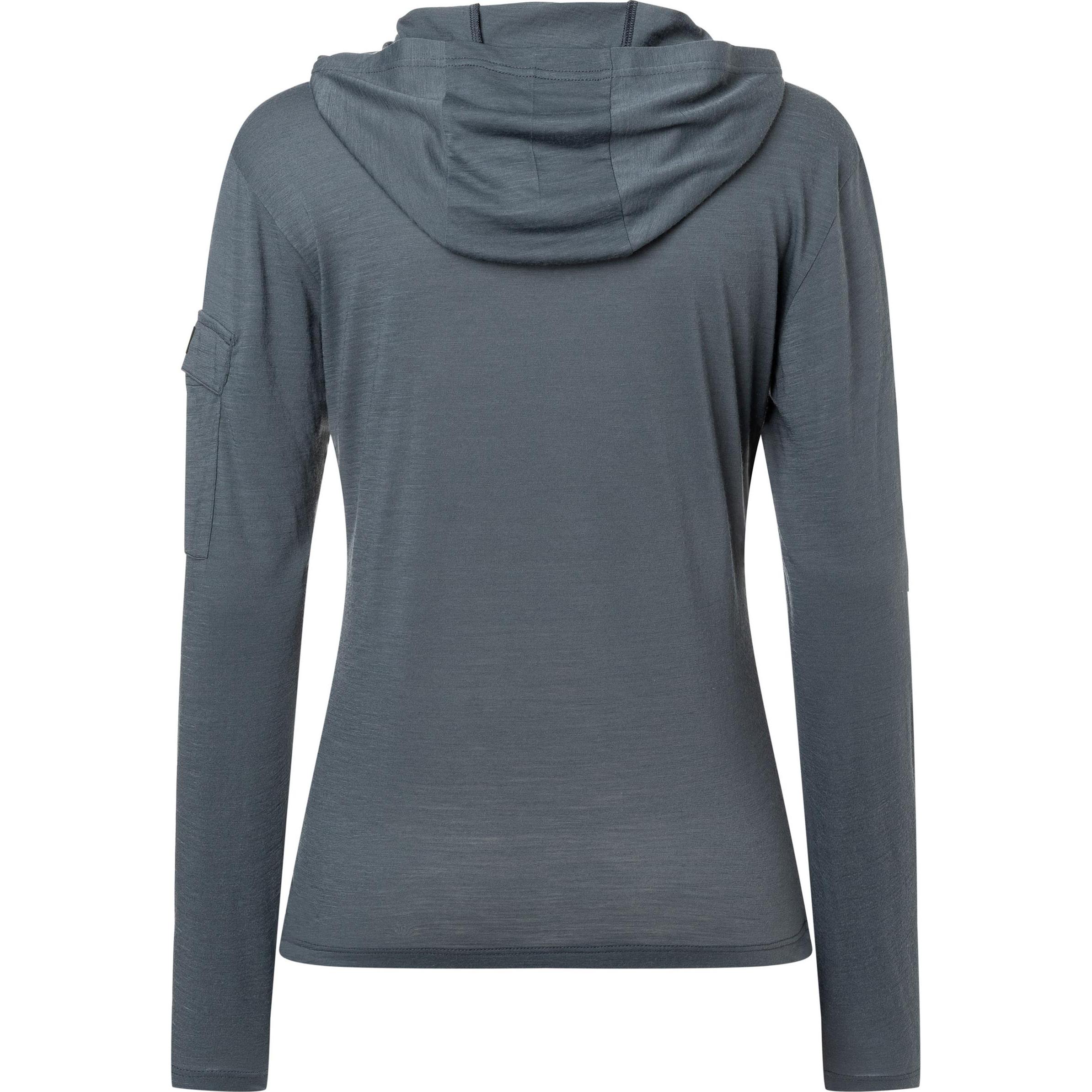 Thumbnail - Super Natural, Damen, Pullover, Women's Stamp Light Print Hoodie, Blau, (S)