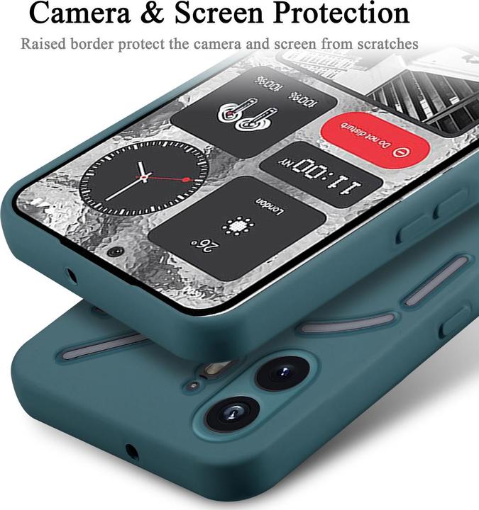 Actual product image Cadorabo Bumper Case for Nothing Phone 2 TPU Liquid Silicone Cover (Nothing Phone (2))