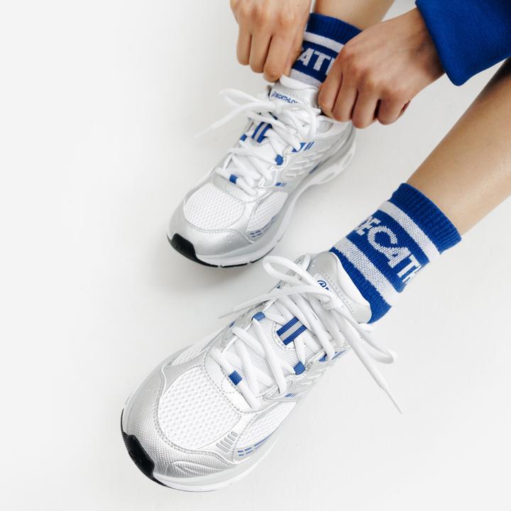 Actual product image Decathlon Sneaker Herren - RR2K weiss/grau/blau (45)