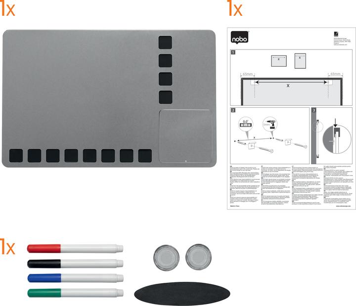 Image du produit Nobo Tableau mixte magnétique (61 x 39 cm)