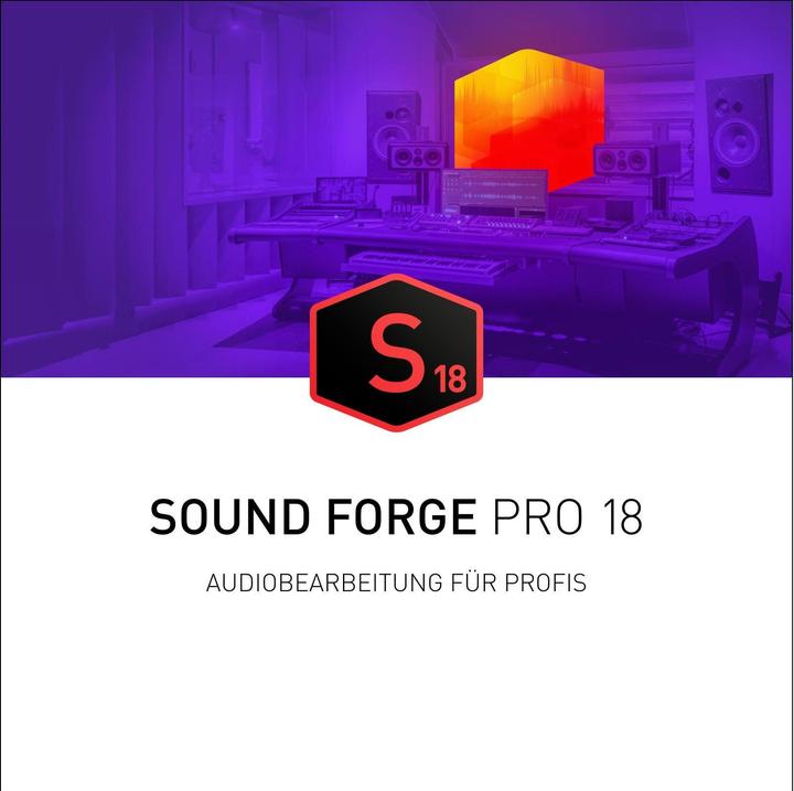 Image du produit Magix SOUND FORGE Pro 18 ist das universelle Werkzeug für jeden Schritt der Audioproduktion – ideal für Mu (1 Utilisateur, 1 Périphériques/Utilisateurs, Illimité)