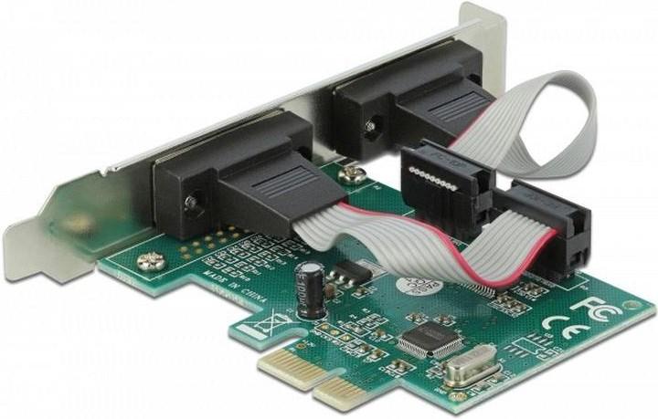 Actual product image Delock PCI Express card 90007 2x serial / RS-232