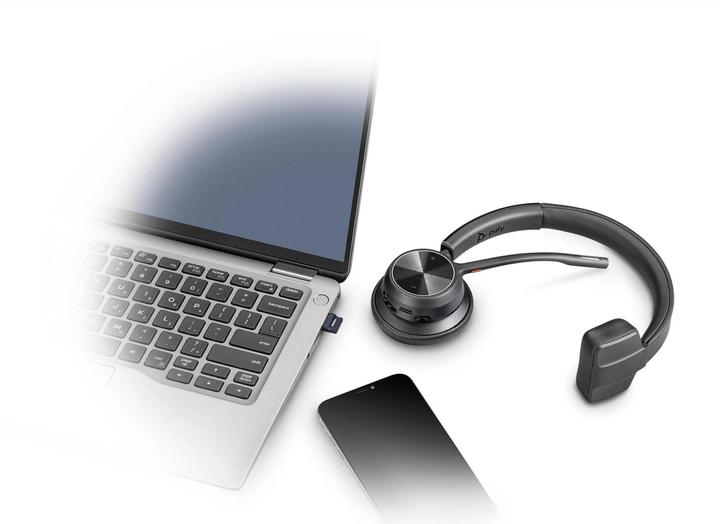 Produktbild Poly HP Voyager 4310-M Microsoft Teams Certified USB-C Headset with charge stand, Wireless, Office/C (Kabellos, USB-C, Microsoft Teams)