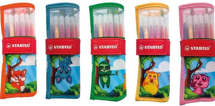 Produktbild STABILO Rollerset Power Animal V. (18x)
